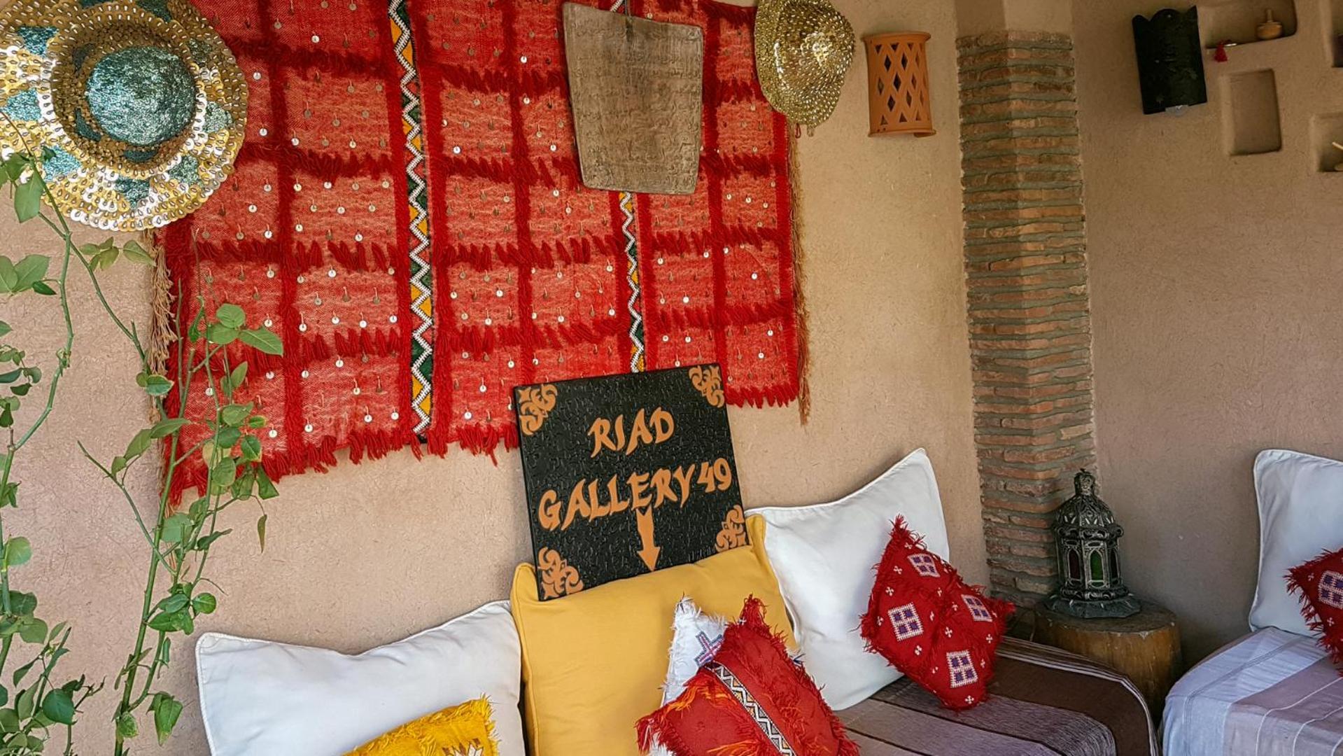 Riad Gallery 49 Hotel Marrakesh Exterior photo